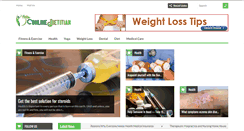 Desktop Screenshot of onlinedietitian.net